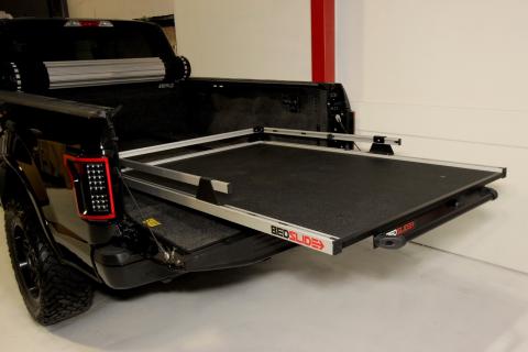 BedSLIDE 5 5 FT Super Short Bed/Chevy Silvrado Crew Cab Ford F150 Crew Cab Ford Raptor Dodge 5 7 FT Short Beds 75 Percent Ext 1500lbs Contractor65X48 Inch