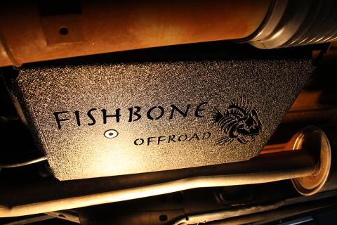 Jeep JK EVAP Canister Skid Plates 07-11 Wrangler JK Steel Black Textured Powdercoat Fishbone Offroad
