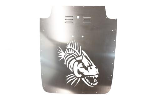 Jeep TJ Hood Louver Raw Unpainted 03-06 Wrangler TJ Fishbone Offroad