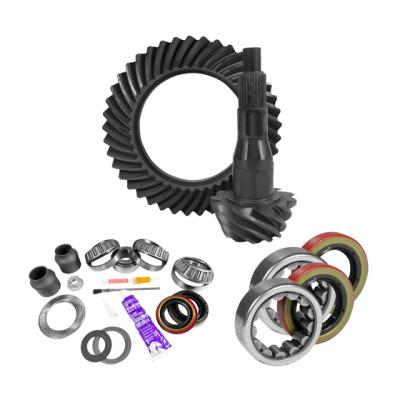 9.75 inch Ford 4.11 Rear Ring and Pinion Install Kit 2.53 inch OD Axle Bearings and Seal Yukon Gear & Axle