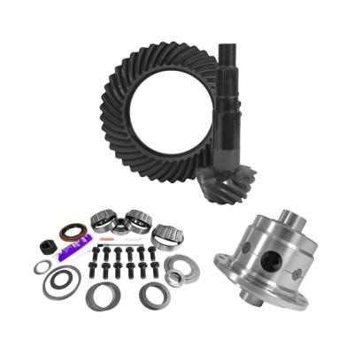 11.25 inch Dana 80 4.56 Rear Ring and Pinion Install Kit 35 Spline Positraction 4.125 inch BRG Yukon Gear & Axle