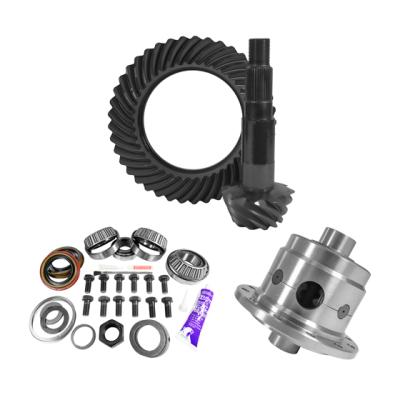 11.25 inch Dana 80 4.56 Rear Ring and Pinion Install Kit 35 Spline Positraction 4.375 inch BRG Yukon Gear & Axle