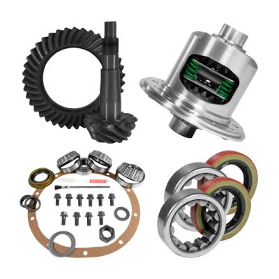 8.25 inch CHY 4.11 Rear Ring and Pinion Install Kit Positraction 1.618 inch ID Axle Bearings Yukon Gear & Axle