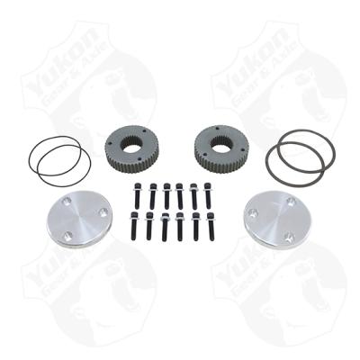 Yukon Hardcore Drive Flange Kit For Dana 44 30 Spline Outer Stubs Non-Engraved Caps Yukon Gear & Axle