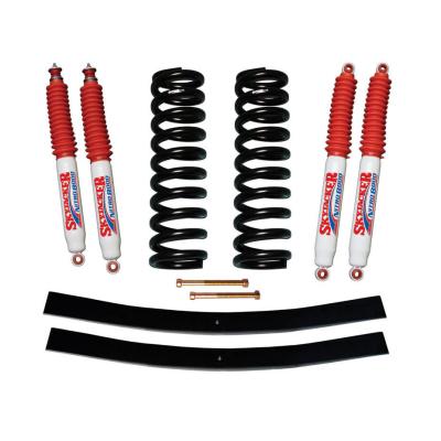 Bronco Suspension Lift Kit 78-79 Ford Bronco w/Shock Nitro Shocks 4 Inch Lift Incl. Front Coil Springs Rear Add-A-Leafs Skyjacker