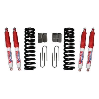 Suspension Lift Kit w/Shock 6 Inch Lift Incl. Front Coil Springs Rear U Bolt Kit Rear Block Skyjacker