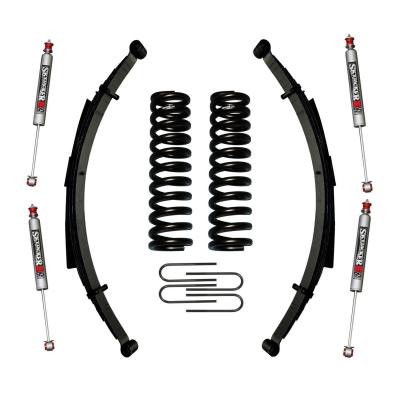 Suspension Lift Kit w/Shock M95 Performance Shocks 6 Inch Lift Incl. Front/Rear Springs Rear U Bolt Kit Skyjacker