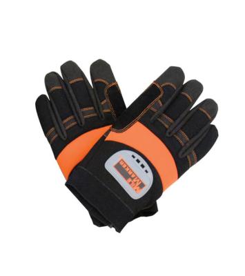 Recovery Winch Gloves Large Heavy Duty Black/Orange Mile Marker