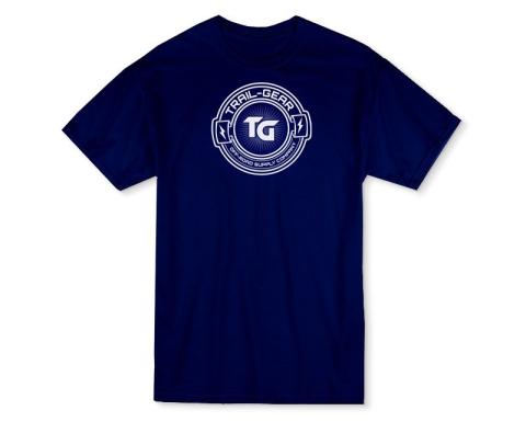 T-Shirt Trail Gear Burst Circle Navy Mens Small Trail Gear