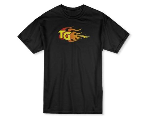 T-Shirt Trail Gear Flame Black Mens Tall Xx-Large Trail Gear