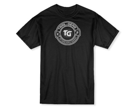 T-Shirt Burst Circle Black Mens Tall Xx-Large Trail Gear