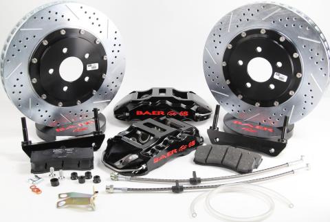 Brake System 14 Inch Rear Extreme+ W/No Park Brake Black 92-02 Dodge Viper BAER Brakes