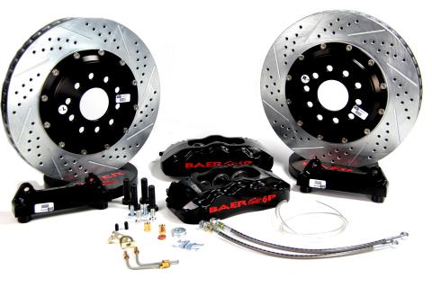 Brake System 13 Inch Front Pro+ Black 91-93 GMC Syclone/Typhoon BAER Brakes