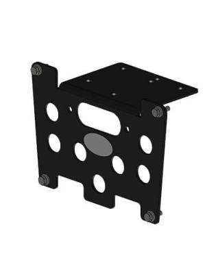Arctic Cat ATV Winch Mount Black Powdercoated Steel 02-08 Arctic Cat Mile Marker
