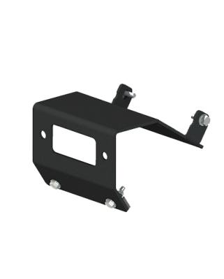 Forman Winch Mount Black Powdercoated Steel 14-17 TRX500 Foreman All Models Mile Marker
