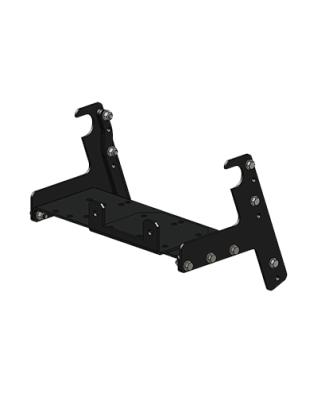 Polaris Winch Mount Black Powdercoated Steel 91-99 Sportsman 6X6 Mile Marker