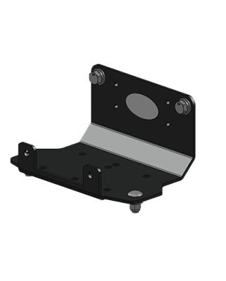 Yamaha Winch Mount Black Powdercoated Steel 16-20 700 Grizzly 4x4 Mile Marker