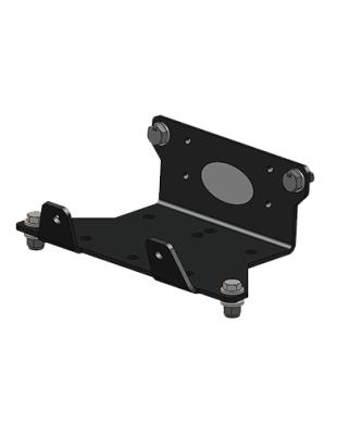 Yamaha Winch Mount Black Powdercoated Steel 07-15 Grizzly 4x4 Mile Marker