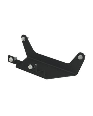 Polaris Winch Mount Black Powdercoated Steel 18-20 1000 XP Ranger Full Size 4x4 Mile Marker