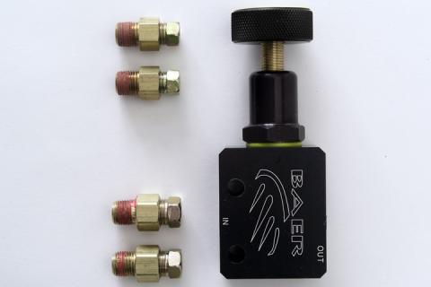 Adjustable Proportioning Valve Bracket Side Mount BAER Brakes