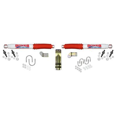Steering Stabilizer Dual Kit For 4-8.5 Inch Lifts Skyjacker