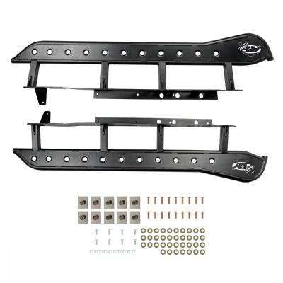 Tacoma APEX Rock Sliders Black Powdercoat with Fill Plates 05-Present Toyota Tacoma Access Cab Long Bed/Double Cab Short Bed All Pro Off Road