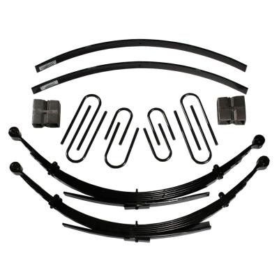 Lift Kit 8 Inch Lift 88-91 Chevrolet Blazer 88 Chevrolet V10 Suburban 88-91 GMC Jimmy 88-91 GMC V1500 Suburban Includes Front Leaf Springs Front/Rear U Bolt Kits Bushing Kit Rear Block Brake Line Bracket Rear Add-A-Leafs Skyjacker