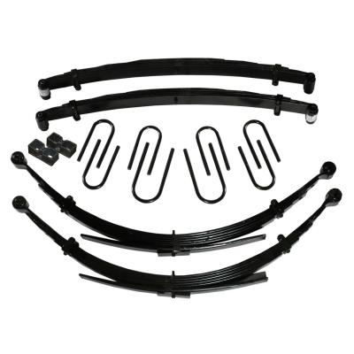 Lift Kit 8 Inch Lift For Use w/56 Inch Rear Springs 88 Chevrolet V10 Suburban 88-91 GMC V1500 Suburban Includes Front/Rear Leaf Springs Front/Rear U Bolt Kits Bushing Kit 2 Inch Rear Blocks Brake Line Brackets Skyjacker