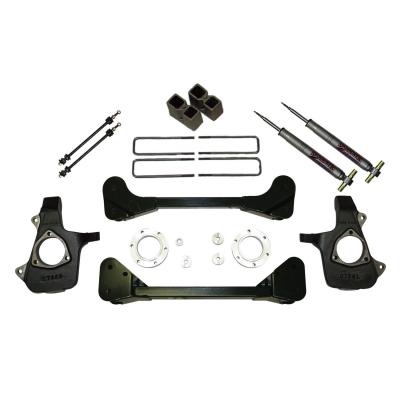 Lift Kit 3.5-4 Inch Lift 07-13 Silverado/Sierra 1500 Includes Front Struts And Rear Blocks Skyjacker