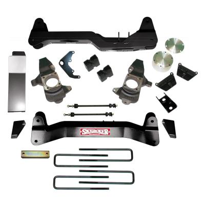 Lift Kit 6 Inch Lift 01-10 Silverado/Sierra 2500 HD Includes Rear Blocks Knuckles Torsion Bar Drop Bracket No Skid Plate Skyjacker