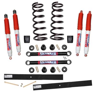 Suspension Lift Kit w/Shock Nitro Shocks 2-2.5 Inch Lift Incl. Front Coil Springs Rear Add-A-Leafs Lower Link Bump Stops Skyjacker