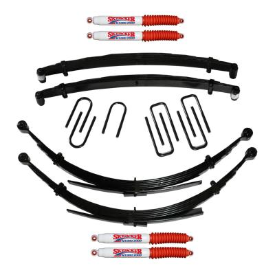 Suspension Lift Kit w/Shock 6 Inch Front/Rear Lift 89-91 Dodge W250/W350 Incl. Front/Rear Leaf Springs Front/Rear UBolt Kits Front Bushing Kit 4 Shocks Skyjacker