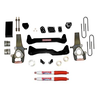 Suspension Lift Kit w/Shock 6 Inch Lift 4 Shocks 06-08 Dodge Ram 1500 Skyjacker