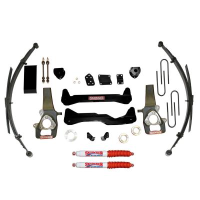 Suspension Lift Kit w/Shock Nitro Shocks 6 Inch Lift System 4 Shocks 06-08 Dodge Ram 1500 Skyjacker