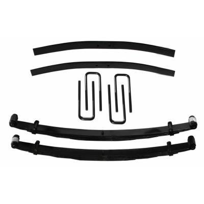 Lift Kit 4 Inch Lift Includes Front Leaf Springs Block Front U Bolt Kit Spring Bushing Kit Rear Add-A-Leafs 73-78 Ford F-250 Skyjacker
