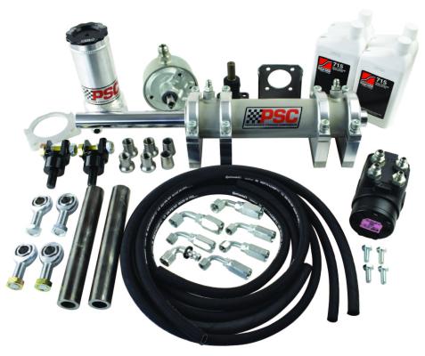 Full Hydraulic Steering Kit, 2.5 Ton Rockwell Axle (46 Inch and Larger Tire Size) PSC Performance Steering Components