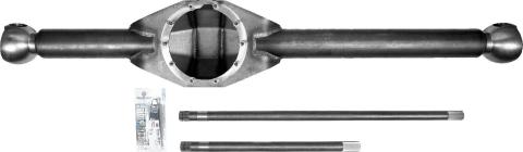 67 Inch WMS Driver Drop Fabricated Front Axle Housing 8 Inch E-locker 3.5 OD, 1/4 Wall with Inspection Hole Trail Gear