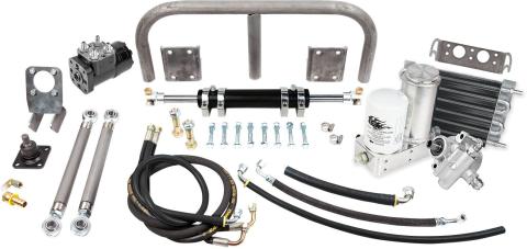 Universal Heavy Duty Full Hydraulic Steering Kit - 8.75-inch HD Ram Trail Gear