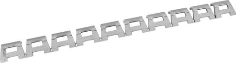 Large Weld-On Zip Tie Tabs Flanged Trail Gear