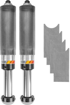 Performance 2.0 Inch Smooth Body Pin Top Bump Stop Sets - 4 Inch Stroke Trail Gear