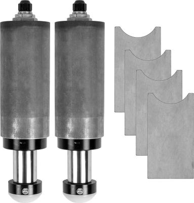 Performance 2.5 Inch Smooth Body Pin Top Bump Stop Sets - 2 Inch Stroke Trail Gear