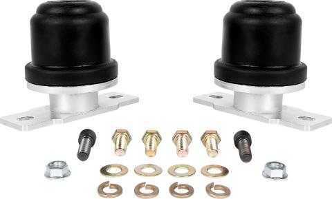 SuperBump Bumpstop Pair with Universal Brackets and Mounting Hardware for All-Pro Flip Plates Trail-Gear