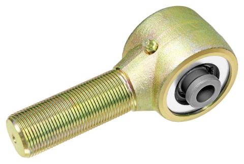Forged Johnny Joint 2 1/2 Inch 2.365 Inch X 0.484 Inch Ball 1 1/4 Inch-12 Left Hand Threaded Shank Externally Greased Each RockJock 4x4