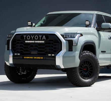 2022 Toyota Tundra 20” S8 Behind Bumper Kit Clear Non-Hybrid