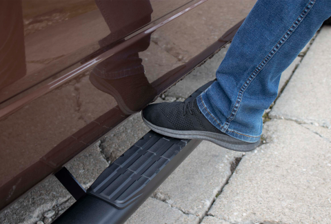 09-14 F-150 Extended Cab 5 Inch Oval Side Steps Fishbone Offroad
