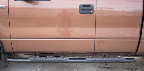 09-14 F-150 Extended Cab 5 Inch Oval Side Steps Fishbone Offroad