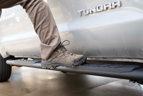 07-21 Tundra Double Cab 5 Inch Oval Side Steps Fishbone Offroad