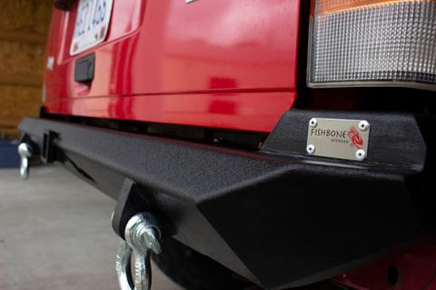 Cherokee Bullhead Rear Bumper 84-01 XJ Jeep Cherokee Fishbone Offroad