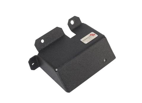 Jeep TJ Steering Box Skid Plate 97-06 Wrangler TJ Black Textured Powdercoat Fishbone Offroad