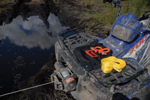 Winch Accessories Kit ATV/UTV Includes Straps Gloves Shackle 8k Snatch Block Mile Marker